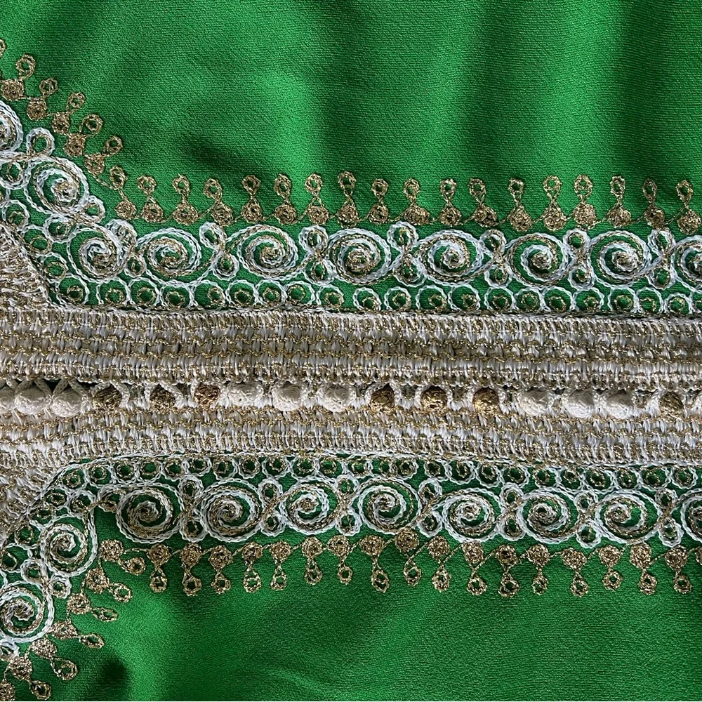 Green Embroidered Jacket - Picture 2 of 6